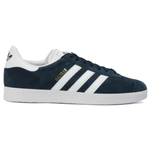 Adidas Sneaker Casual Gazelle in Pelle Suede Blu Navy Uomo