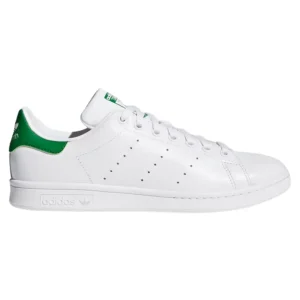 Adidas Sneakers Stan Smith in Pelle Bianco Verde Uomo