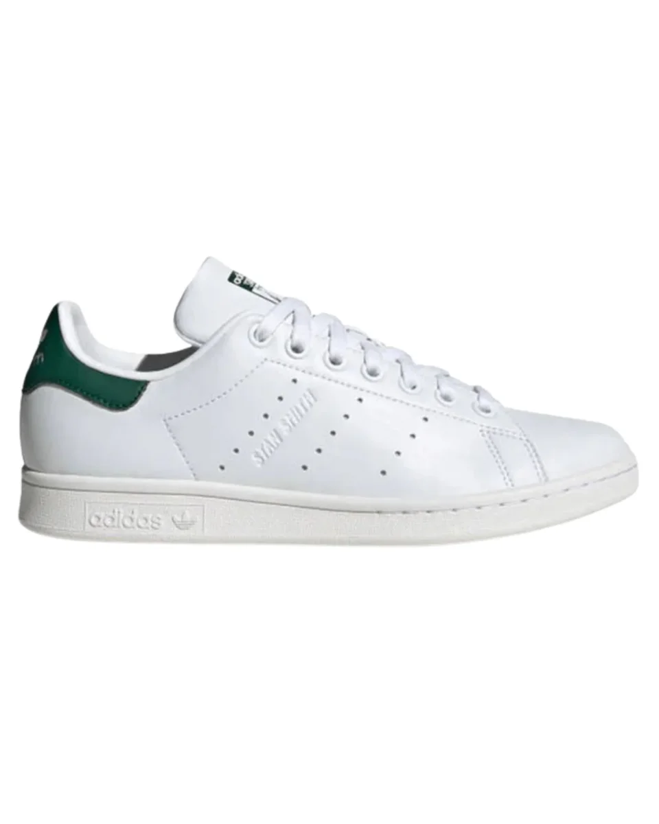 Adidas Sneaker Stan Smith in Pelle Bianco Verde Donna