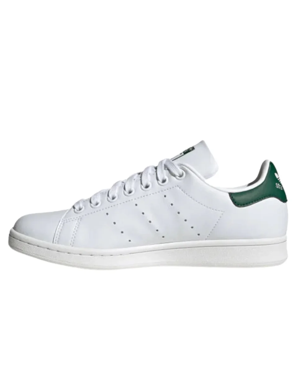 Adidas Sneaker Stan Smith in Pelle Bianco Verde Donna - immagine 3
