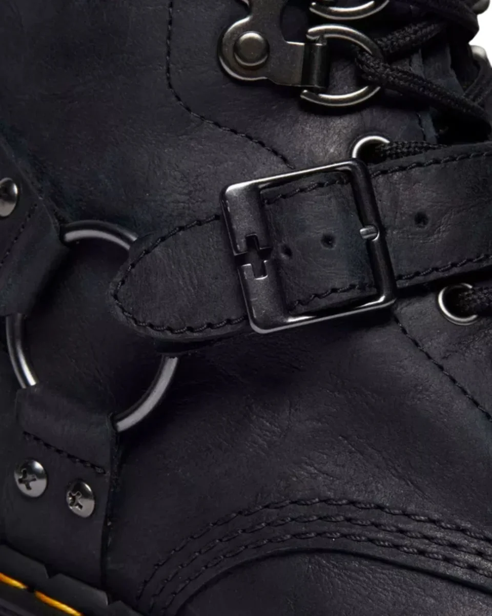 Dr. Martens Stivaletto 1460 Hdw Pull Up Nero Donna - immagine 8