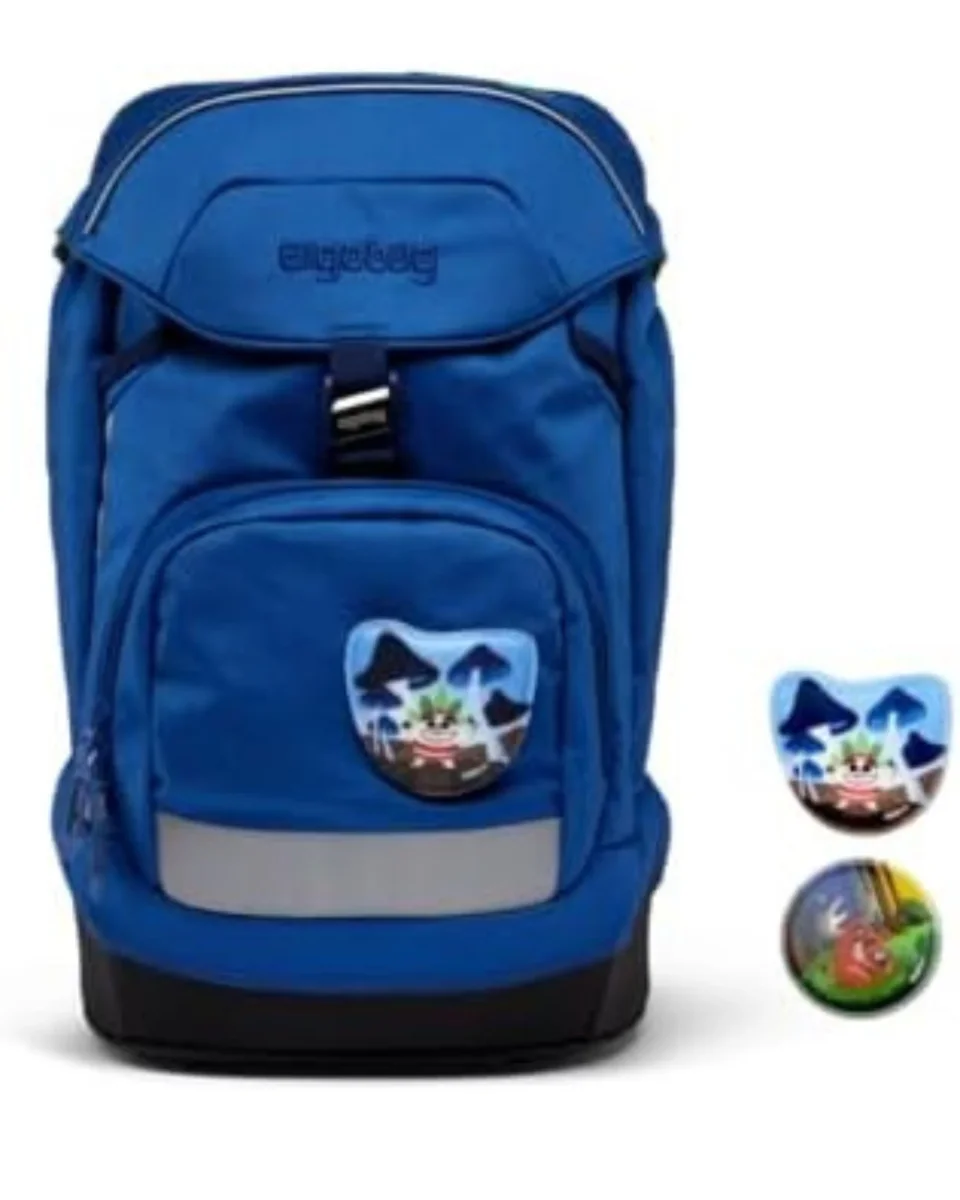 Ergobag Ergonomico Personalizzabile Eco Resistente Acqua Sporco Blu Bambino - immagine 4