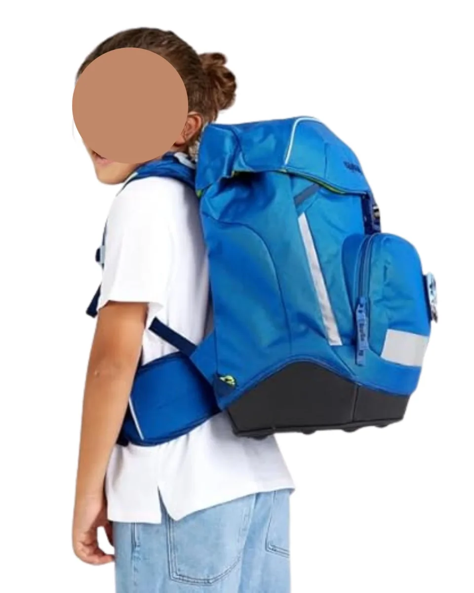 Ergobag Ergonomico Personalizzabile Eco Resistente Acqua Sporco Blu Bambino - immagine 5