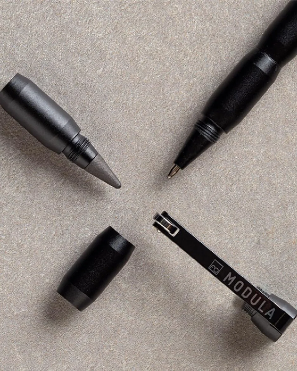 Pininfarina Forever Penna Matita e sfera Modula Nero uomo donna - immagine 5