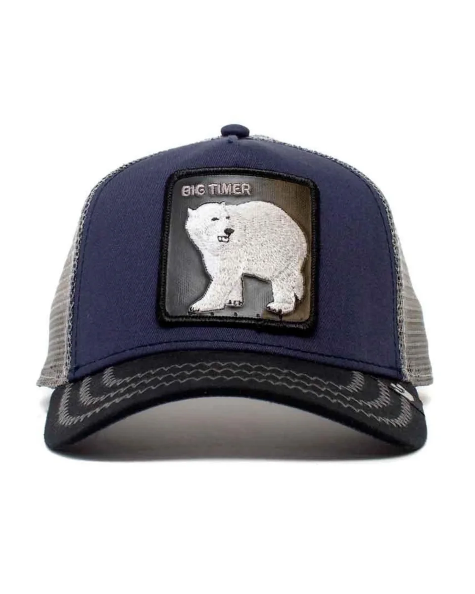 Goorin Bros. Baseball Trucker Cap Cappellino 'big Timer' Blu Unisex