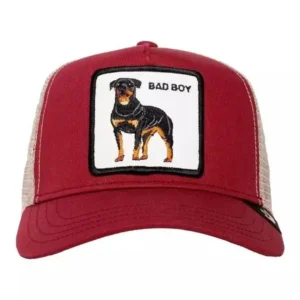 Goorin Bros. Trucker Cap Cappellino Animal Farm 'baddest Boy' Rosso Unisex