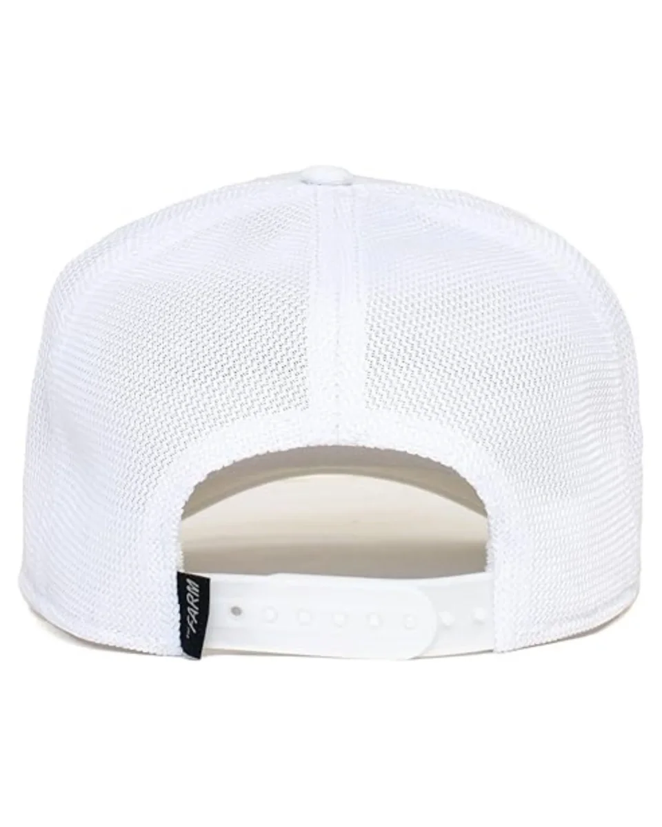 Goorin Bros. Trucker Cap Cappellino The Farm 'raging Bull' Bianco Unisex - immagine 4
