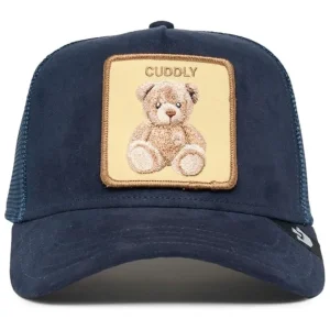 Goorin Bros. Cappelino Trucker 'cuddly Bear' In Suede Blu Unisex