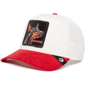 Goorin Bros. Trucker Cap Con Visiera Patch Animale 'beware' Bianco Unisex