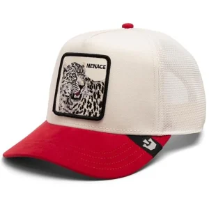 Goorin Bros. Trucker Cap Con Visiera Patch Animale 'the Menace' Bianco Unisex