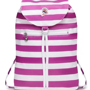 Invicta Sacca Verticale Leggero Motivo A Righe Bianco lilla Unisex