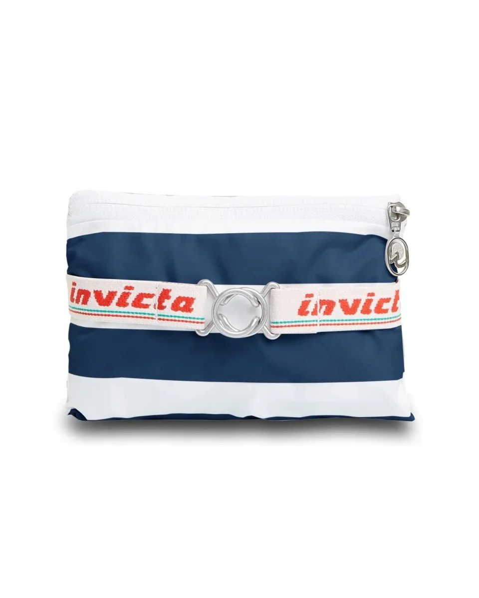 Invicta Sacca Verticale Leggero Motivo A Righe Blu Unisex - immagine 5