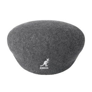 Kangol Cappello Coppola 504 Iconico in Lana Grigio Scuro Flannel Unisex