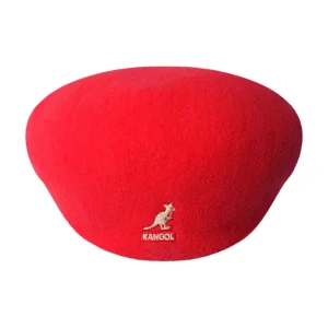 Kangol Cappello Coppola 504 Iconico in Lana Rosso Unisex