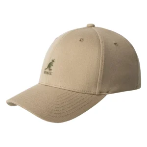 Kangol Cappello Wool Flexit Baseball in Acrilico Anallergico Beige Unisex
