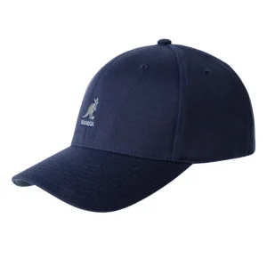 Kangol Acrilico Anallergico Cappellino Blu Unisex