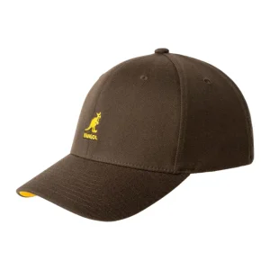 Kangol Cappello da Baseball 8650BC Misto Acrilico Marrone Giallo Unisex