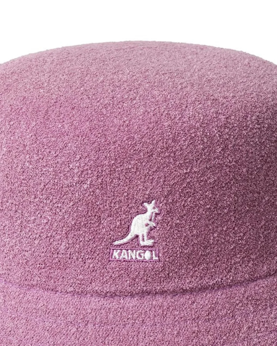 Kangol Cappello Pescatore Bermuda Bucket in Cotone Rosa Unisex - immagine 3