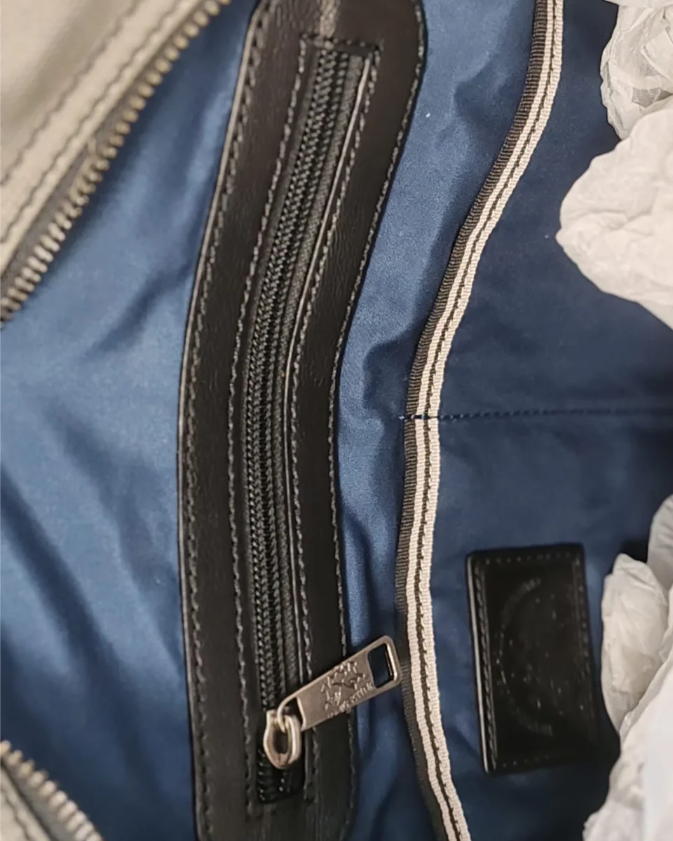 La Martina Zaino Multitasca Nobleza Grigio Unisex - immagine 4