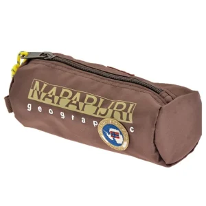 Napapijri Uomo Donna Zip 22x9x9 Cm Marrone Unisex
