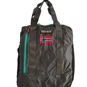 Napapijri Uomo Donna Zip 34x40x8 Cm Switch Grigio Unisex