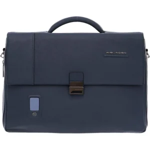 Piquadro Borsa Messenger Espandibile Blu Uomo