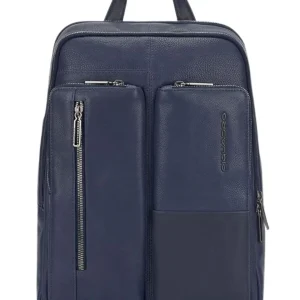 Piquadro Ronnie Con Tasca Interna Porta Pc Blu Uomo