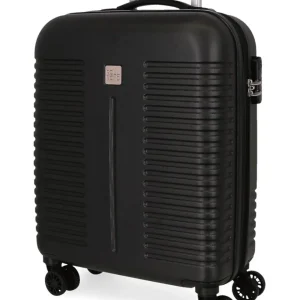 Roll Road Valigia Cabina 4 Ruote India 55cm Nero Unisex