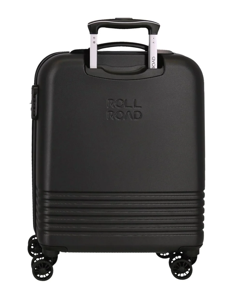 Roll Road Valigia Cabina 4 Ruote India 55cm Nero Unisex - immagine 3