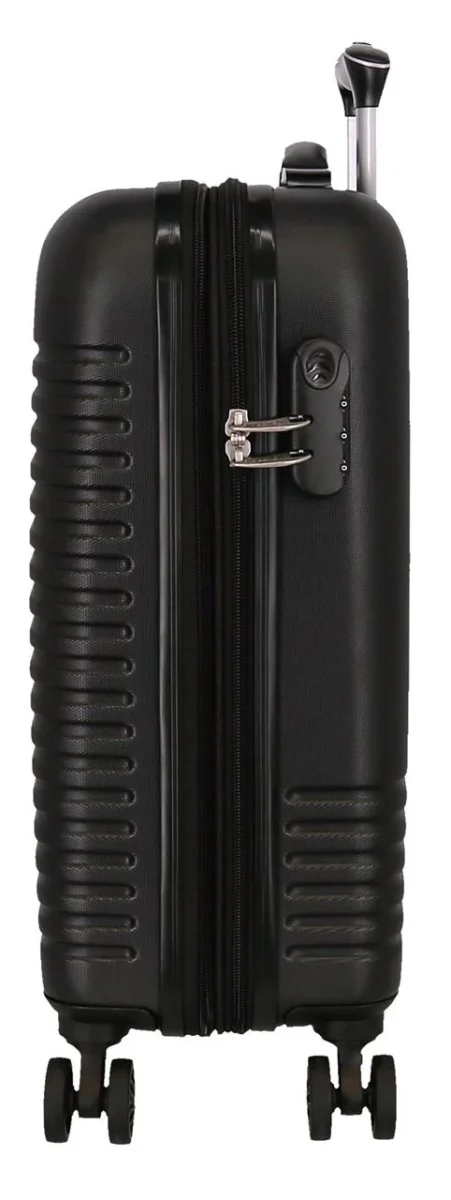 Roll Road Valigia Cabina 4 Ruote India 55cm Nero Unisex - immagine 5