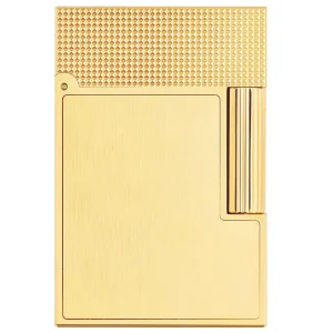 S.t.dupont accendino ligne 2 small Brushed Oro Unisex
