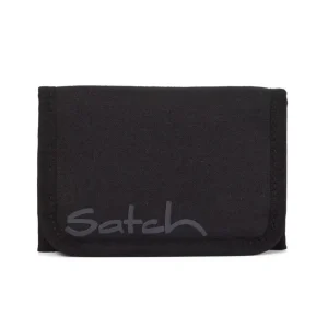 Satch Portafoglio Blackjack 13x9x2 Cm Poliestere Riciclato Nero Unisex