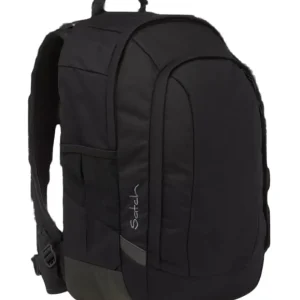 Satch Zaino Air Blackjack con Imbottitura Posteriore Tessuto Eco Nero Bambino Unisex