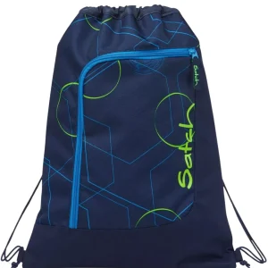 Satch Sacca sport Sacchetta 12 Litri Palestra Sport Blu Blue Tech