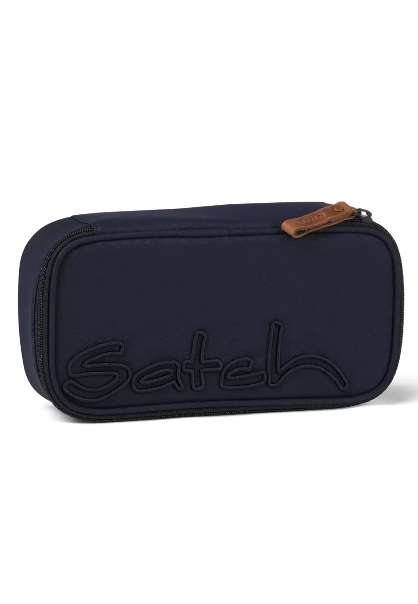 Satch Astuccio Nordic Blue 22x6x11 Cm, Poliestere Riciclato Blu Scuro Unisex