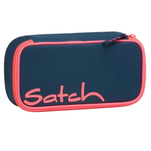 Satch portapenne 22x6x11 Cm, Riciclato Blu Rosa Bambina