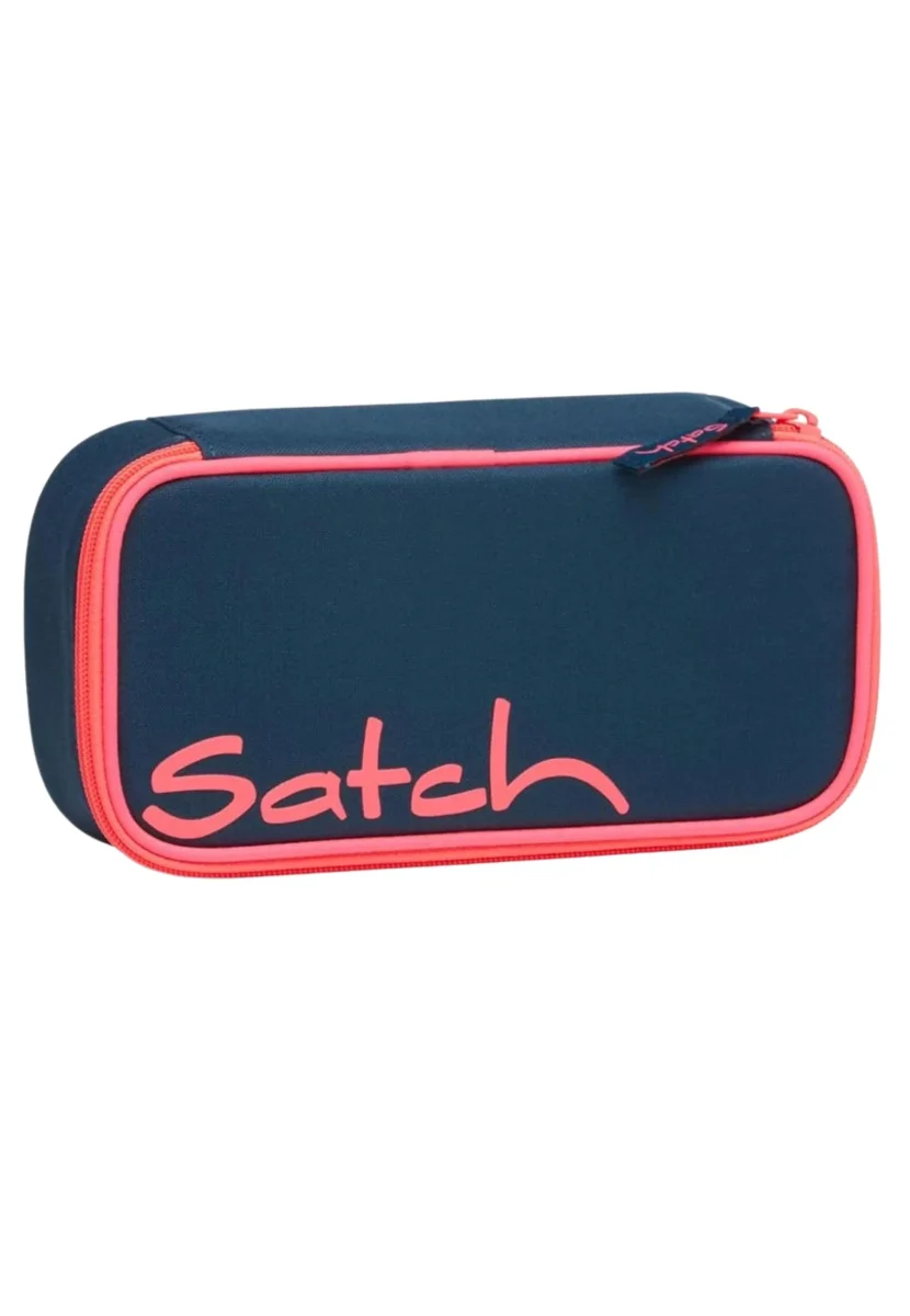 Satch portapenne 22x6x11 Cm, Riciclato Blu Rosa Bambina
