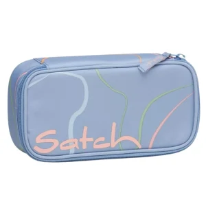 Satch Portapenne 22x6x11 Cm Riciclato Azzurro Vivid Blue