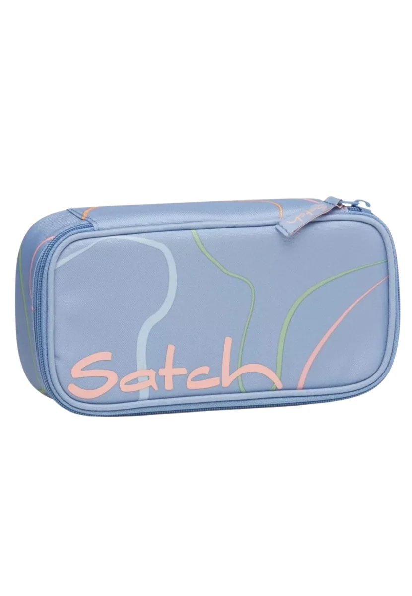 Satch Portapenne 22x6x11 Cm Riciclato Azzurro Vivid Blue