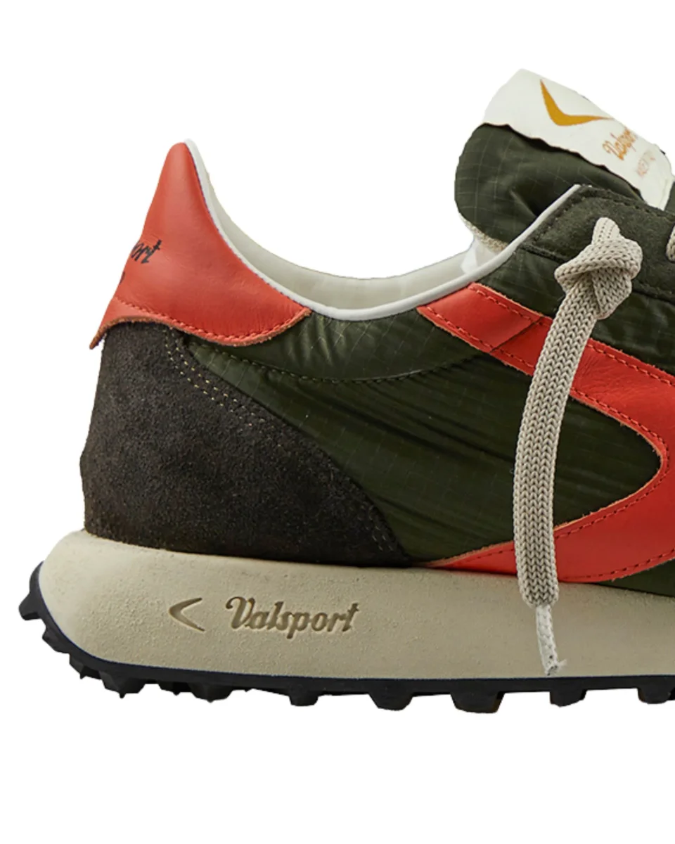 Valsport Sneaker Start Heritage Ripstop Verde Arancio Uomo - immagine 4