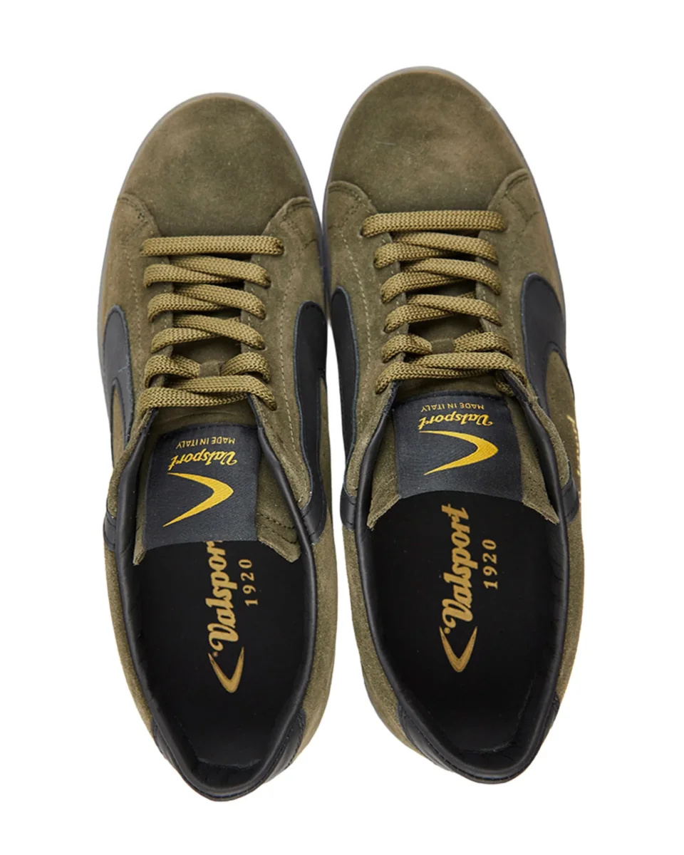 Valsport Sneaker Con Tomaia In Suede Scamosciato Verde Musk Uomo - immagine 3