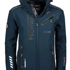 Geographical Norway Giacca Invernale Rainman Con Cappuccio Blu/Nero Uomo