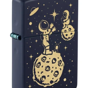 Zippo Antivento Made In Usa Ricaricabile Blu 46423