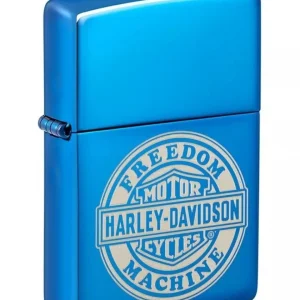 Zippo Antivento Ricaricabile Made In Usa Blu Unisex