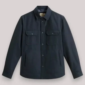 OVERSHIRT UOMO LIGHT RAMAR MELTON BLUE