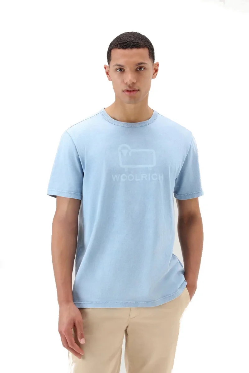 T-SHIRT UOMO IN PURO COTONE CAMPANULA BLUE - CFWOTE0096MRUT3369 31066 - immagine 4