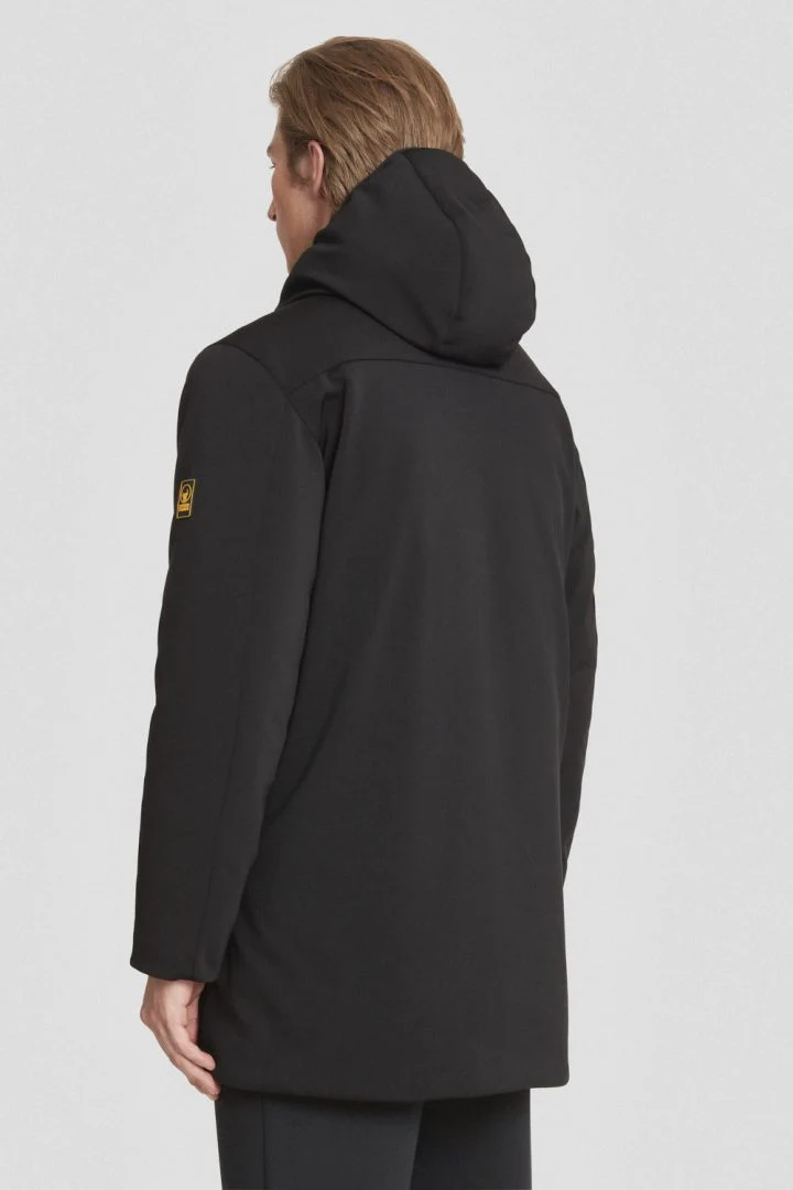 Ciesse Piumini Clem 3.0 Parka Giacca Lunga Softshell Impermeabile Cappuccio Uomo nero - immagine 7