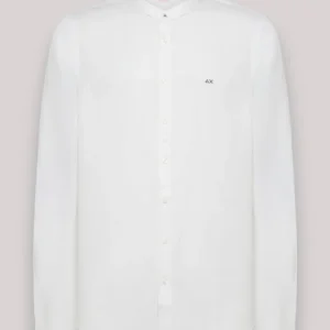 CAMICIA UOMO LINO BIANCO PANNA