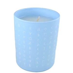 Candela profumata ANCIENT GREEK ALPHABET - foglia di fico