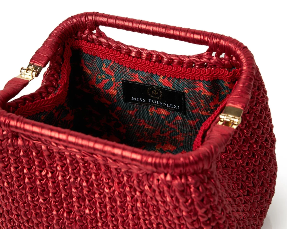 Clutch bag CARTAGENA rossa - immagine 5